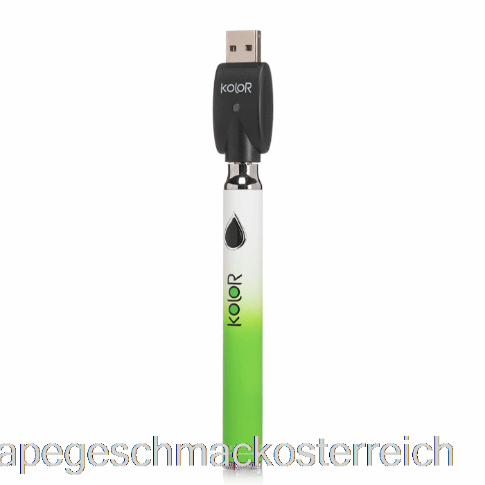 Leaf Buddi Kolor Twist Slim 650mAh Akku Grüner Vape-Geschmack